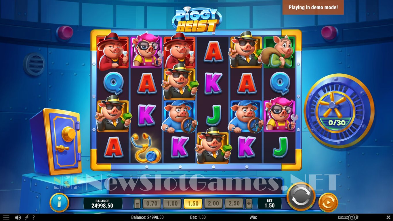 Piggy Heist Slot Slot Image in Demo - pic. 2