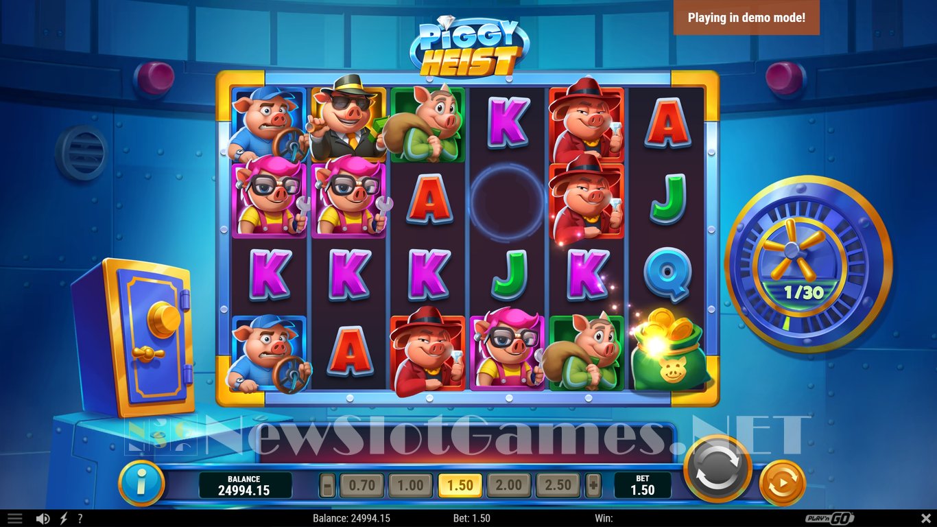 Piggy Heist Slot Slot Image in Demo - pic. 3