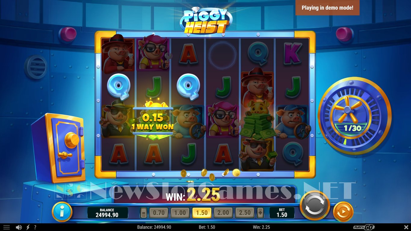 Piggy Heist Slot Slot Image in Demo - pic. 5