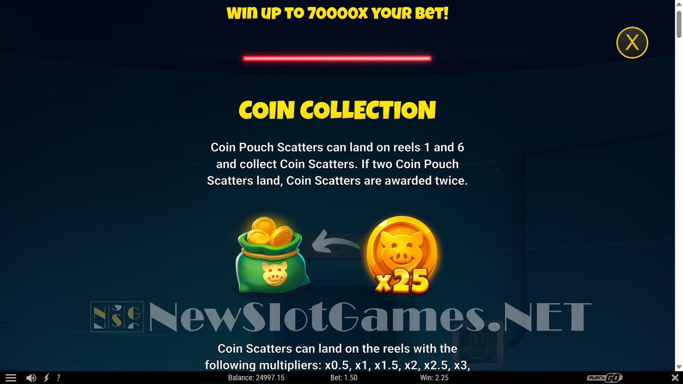 Piggy Heist Slot Slot Image in Demo - pic. 6