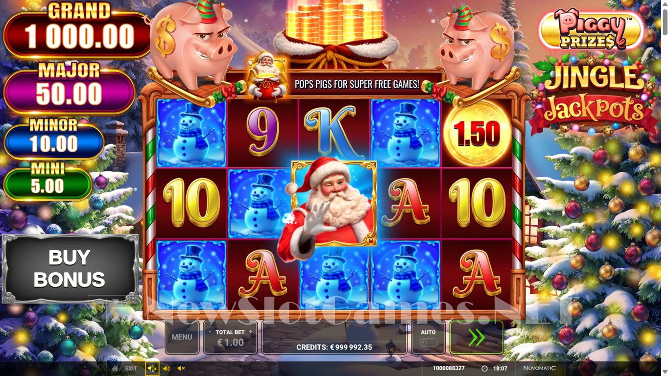 Piggy Prizes Jingle Jackpots Slot Slot Image in Demo - pic. 4