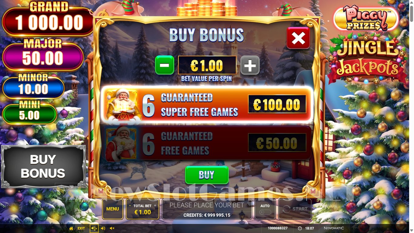 Piggy Prizes Jingle Jackpots Slot Slot Image in Demo - pic. 5
