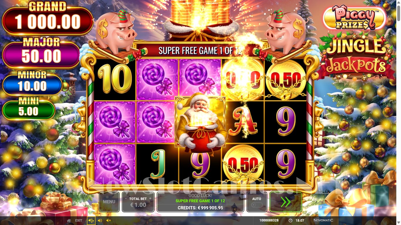 Piggy Prizes Jingle Jackpots Slot Slot Image in Demo - pic. 7
