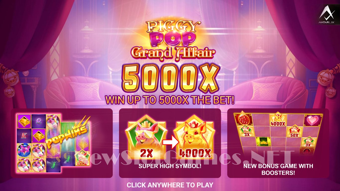 PiggyPop Grand Affair Slot Demo Image