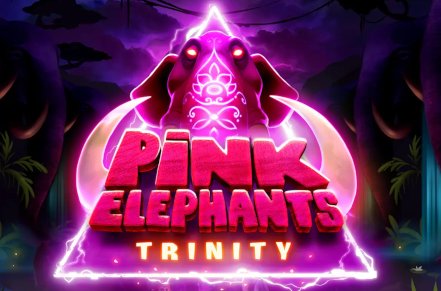 Pink Elephants Trinity Slot Logo