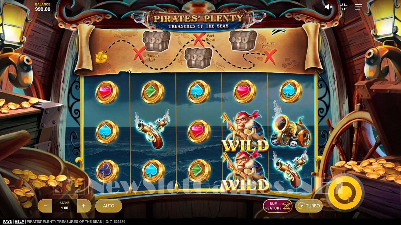 Pirates Plenty Treasures of the Seas Slot Demo Image