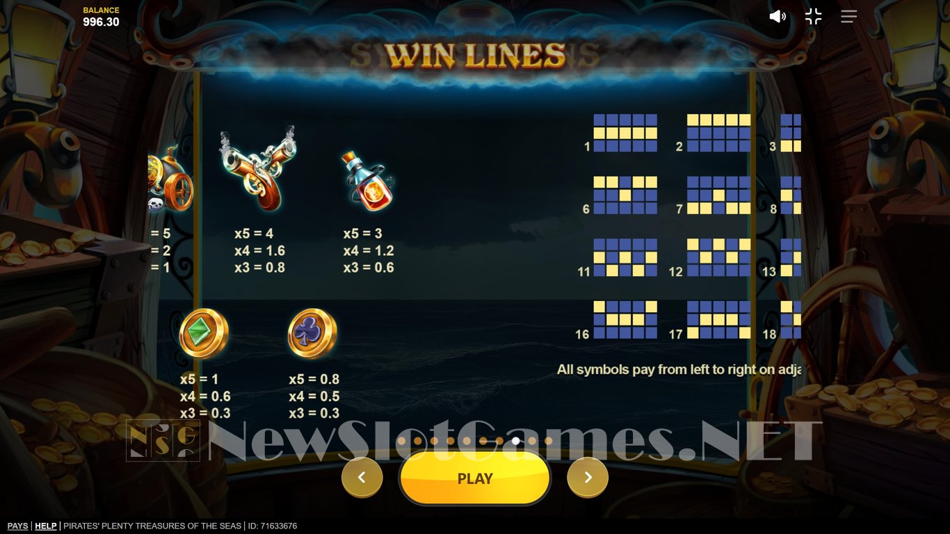 Pirates Plenty Treasures of the Seas Slot Slot Image in Demo - pic. 5