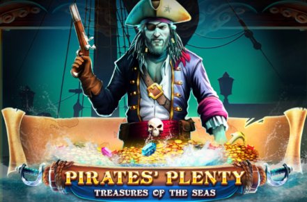 Pirates Plenty Treasures of the Seas Slot Logo