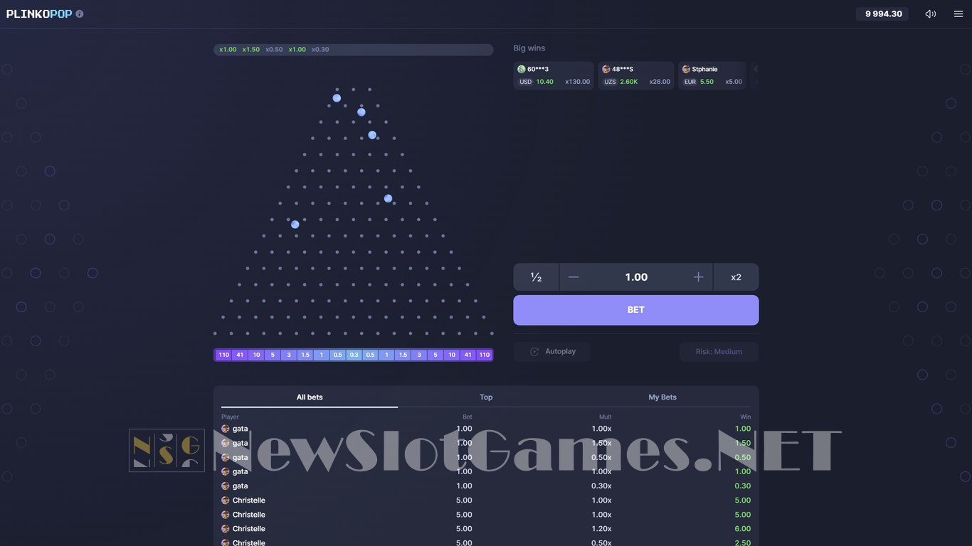 Plinko Pop Game Slot Image in Demo - pic. 4