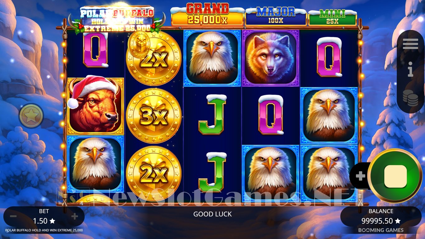 Polar Buffalo Hold and Win Extreme 25,000 Slot Slot Image in Demo - pic. 2