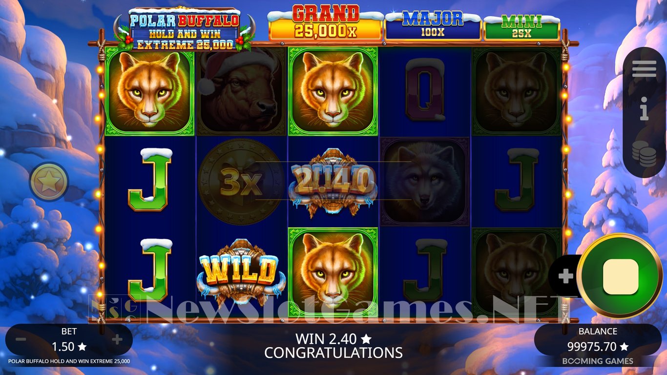 Polar Buffalo Hold and Win Extreme 25,000 Slot Slot Image in Demo - pic. 4