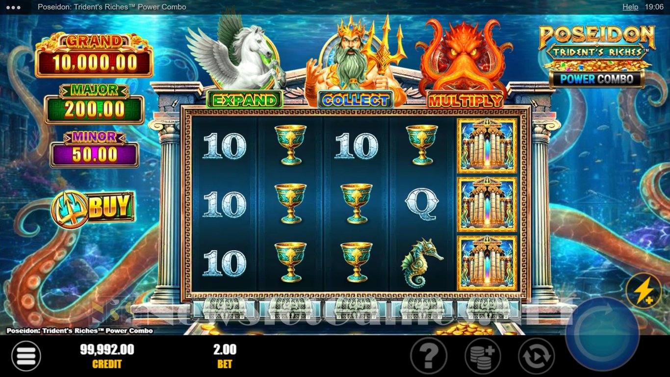 Poseidon Tridents Riches Power Combo Slot Slot Image in Demo - pic. 3