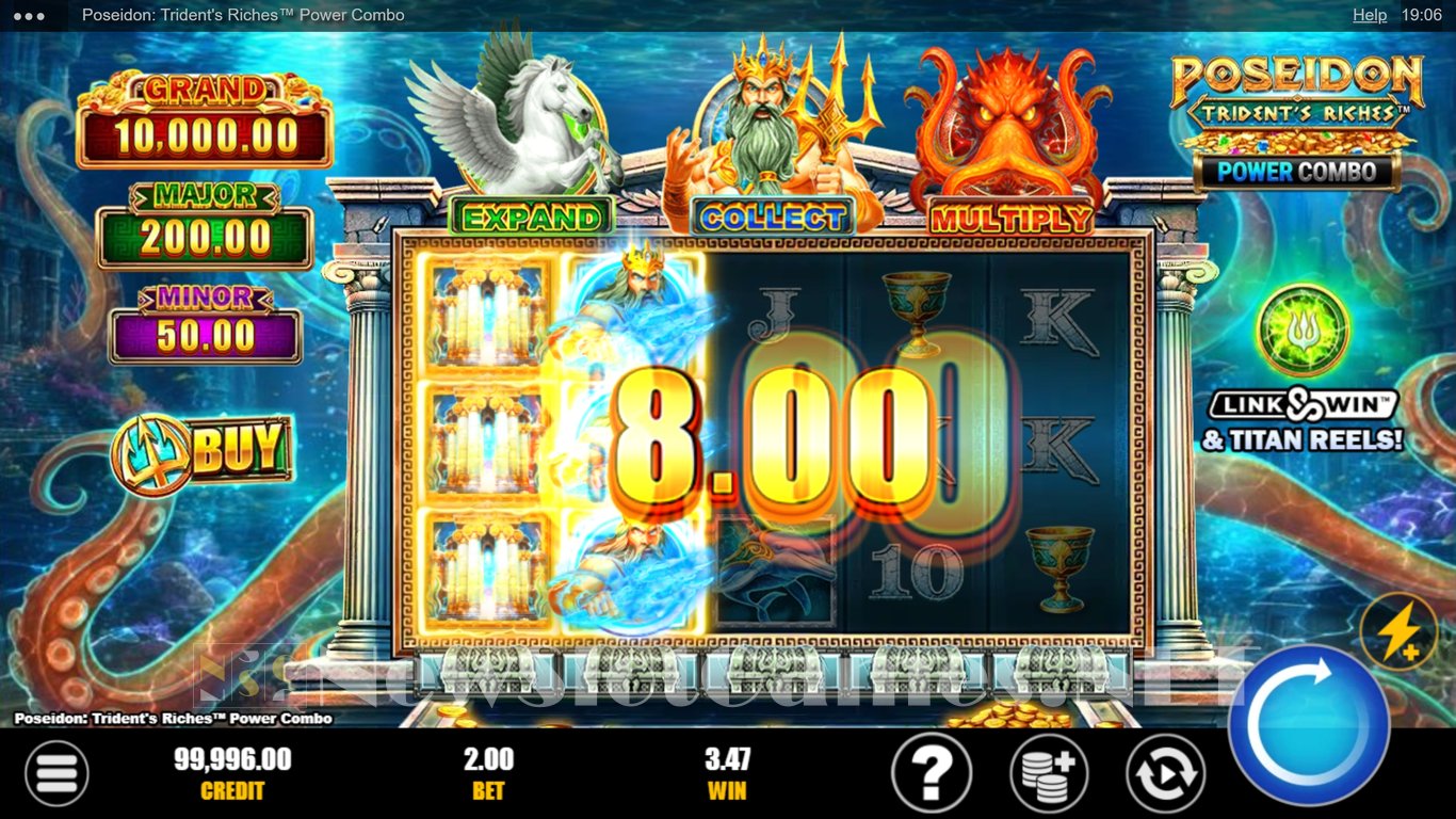 Poseidon Tridents Riches Power Combo Slot Slot Image in Demo - pic. 4
