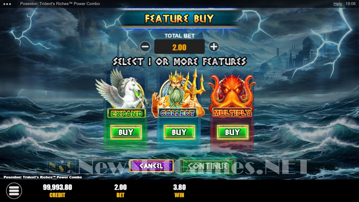 Poseidon Tridents Riches Power Combo Slot Slot Image in Demo - pic. 6