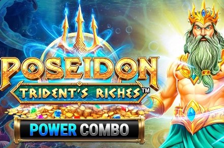 Poseidon Tridents Riches Power Combo Slot Logo