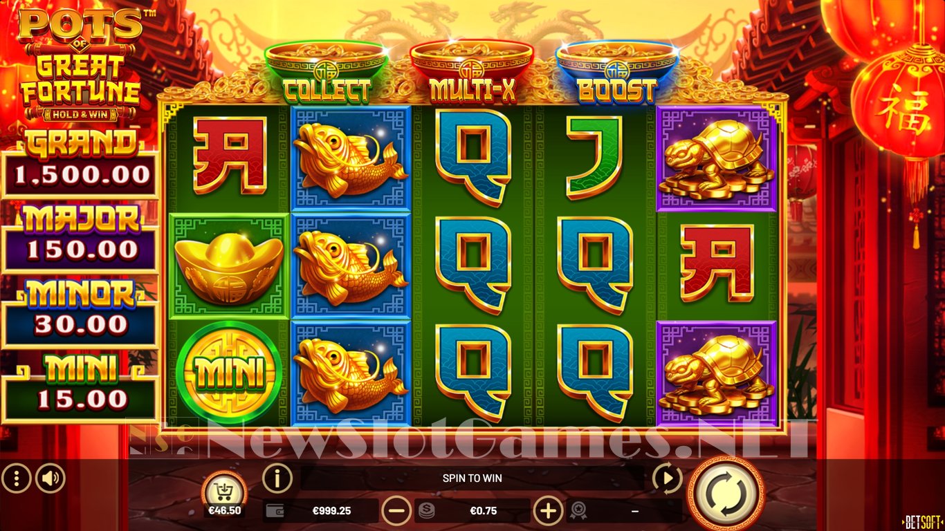 Pots of Great Fortune – Hold & Win Slot Slot Image in Demo - pic. 2