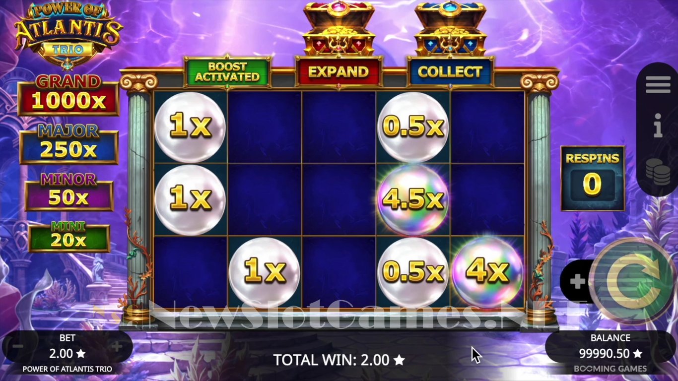 Power of Atlantis Trio Slot Slot Image in Demo - pic. 4