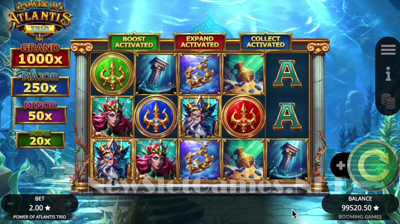 Power of Atlantis Trio Slot Slot Image in Demo - pic. 7