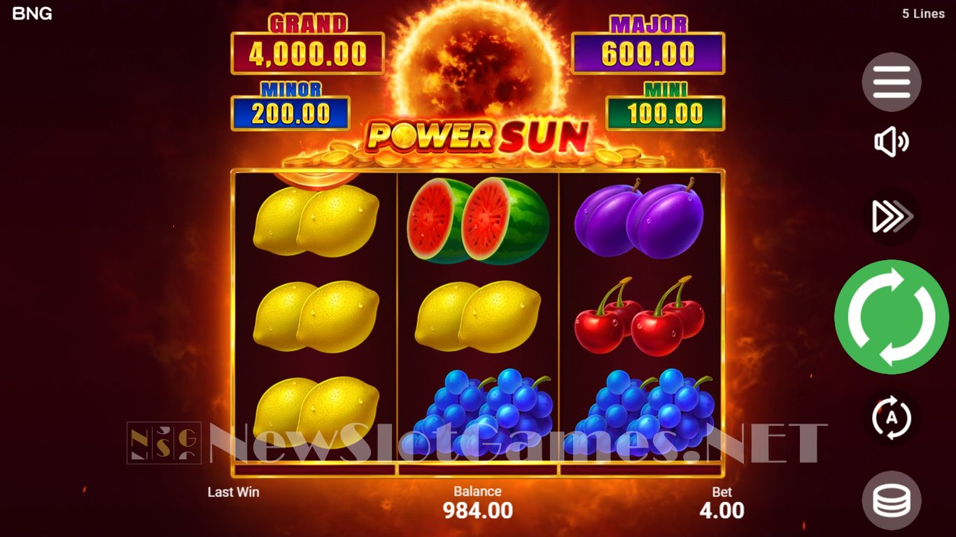 Power Sun Slot Slot Image in Demo - pic. 2