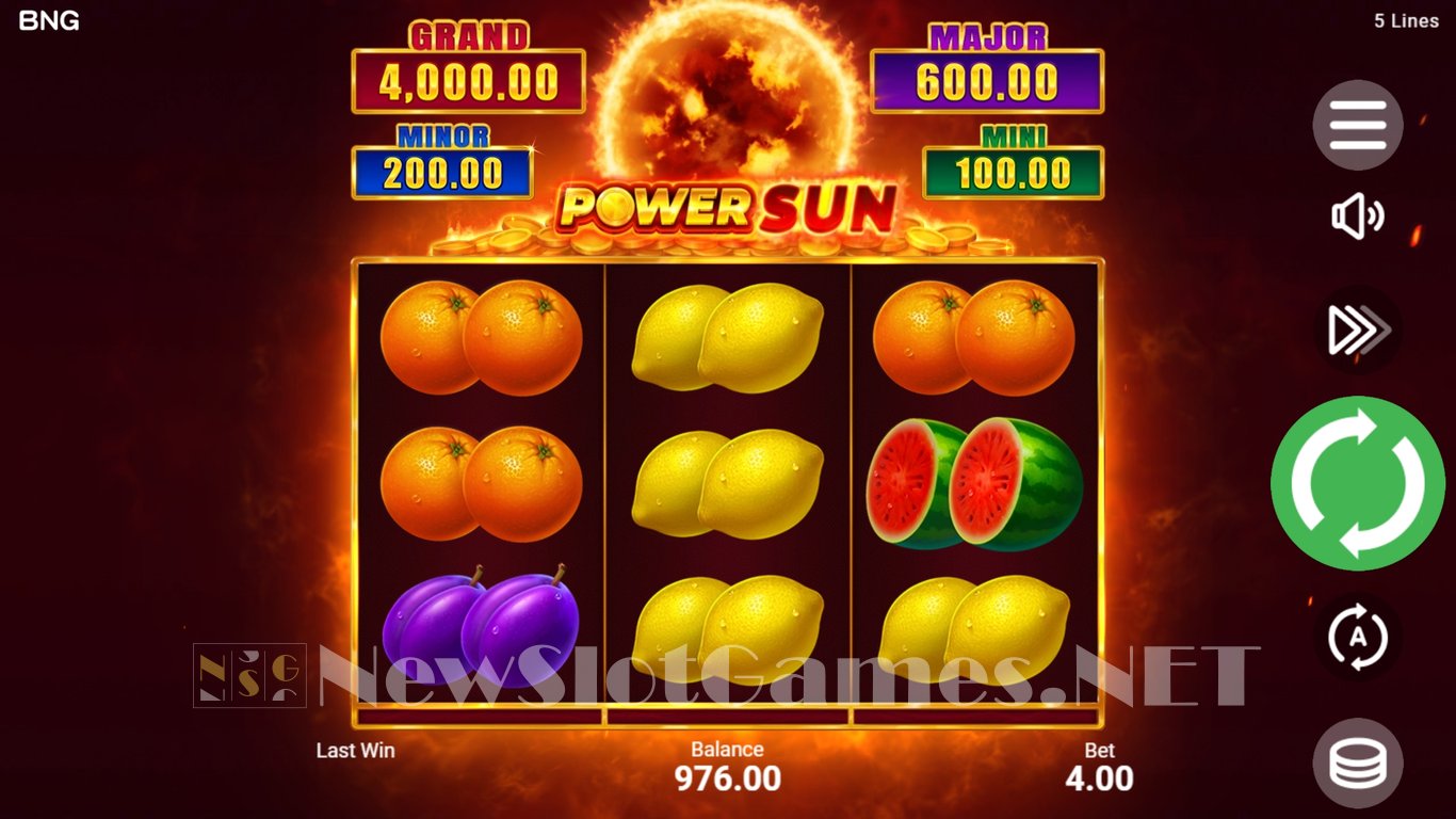 Power Sun Slot Slot Image in Demo - pic. 3