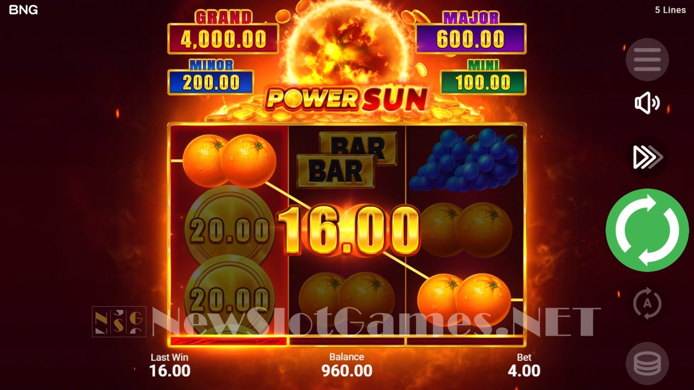 Power Sun Slot Slot Image in Demo - pic. 5