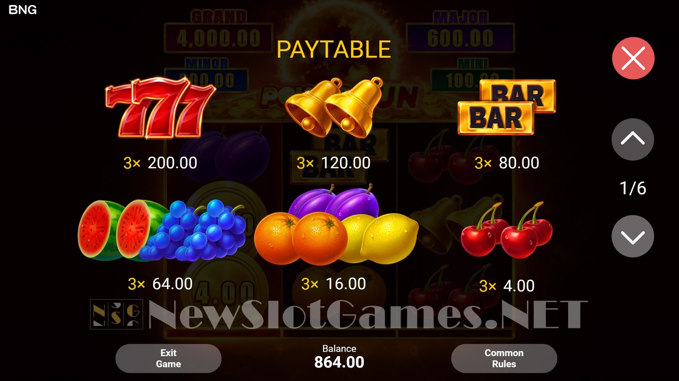 Power Sun Slot Slot Image in Demo - pic. 7