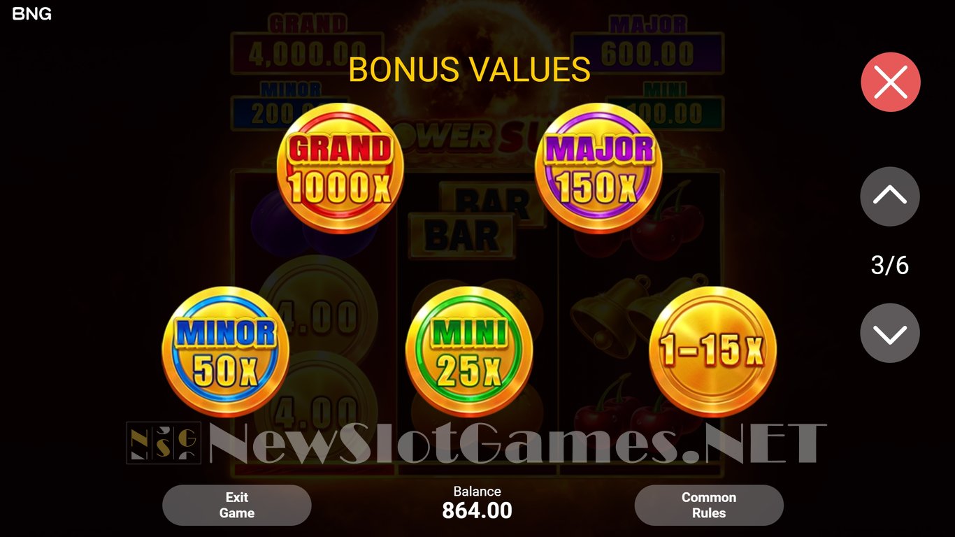 Power Sun Slot Slot Image in Demo - pic. 9