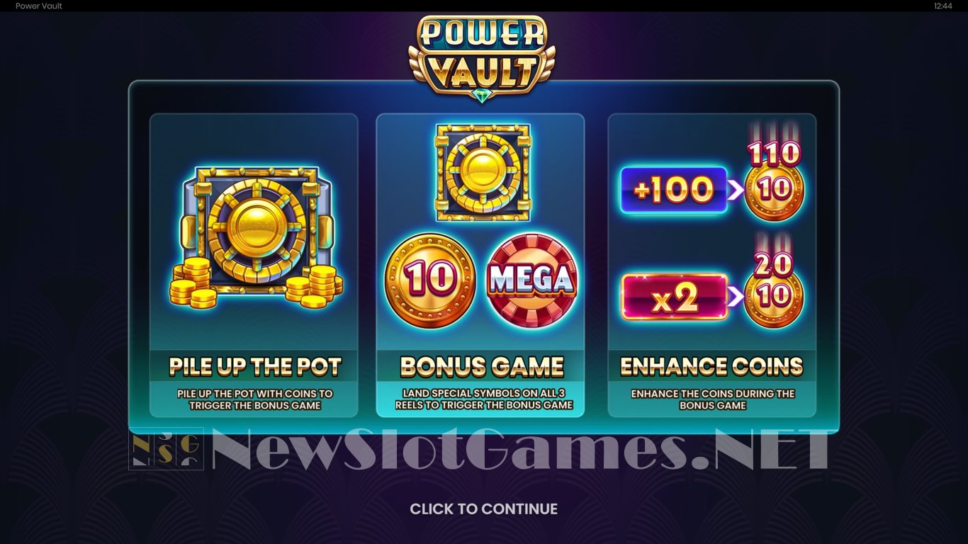 Power Vault Slot Demo Image