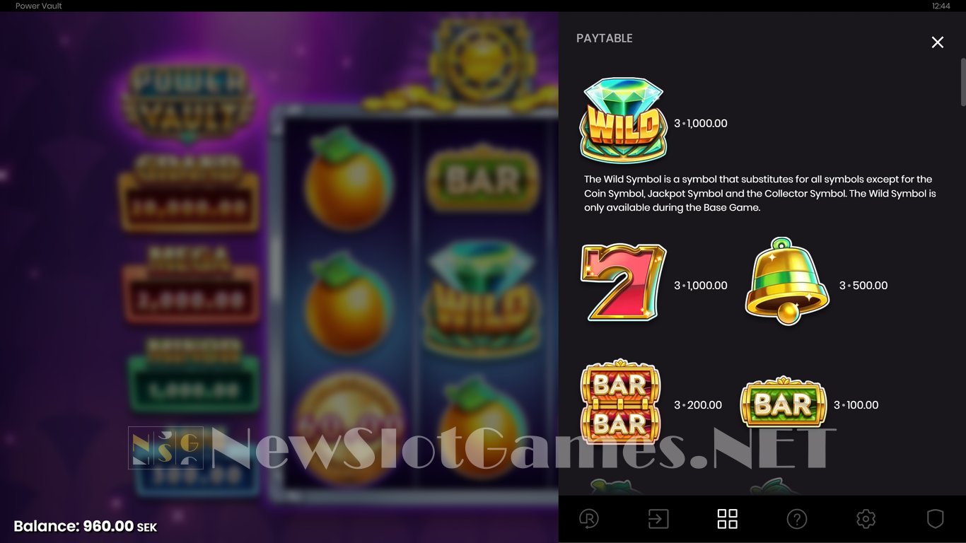 Power Vault Slot Slot Image in Demo - pic. 6