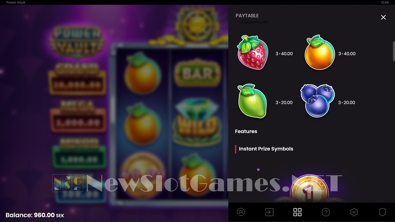 Power Vault Slot Slot Image in Demo - pic. 7