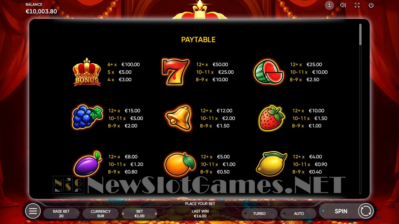 Prestige Crown Slot Slot Image in Demo - pic. 5
