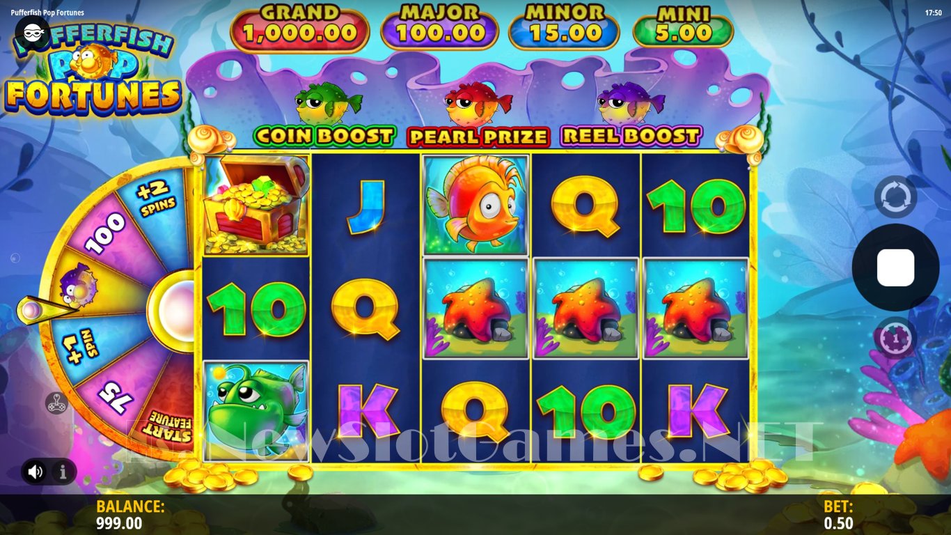 Pufferfish Pop Fortunes Slot Demo Image