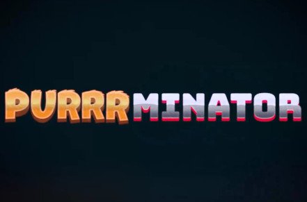 Purrrminator Slot Logo