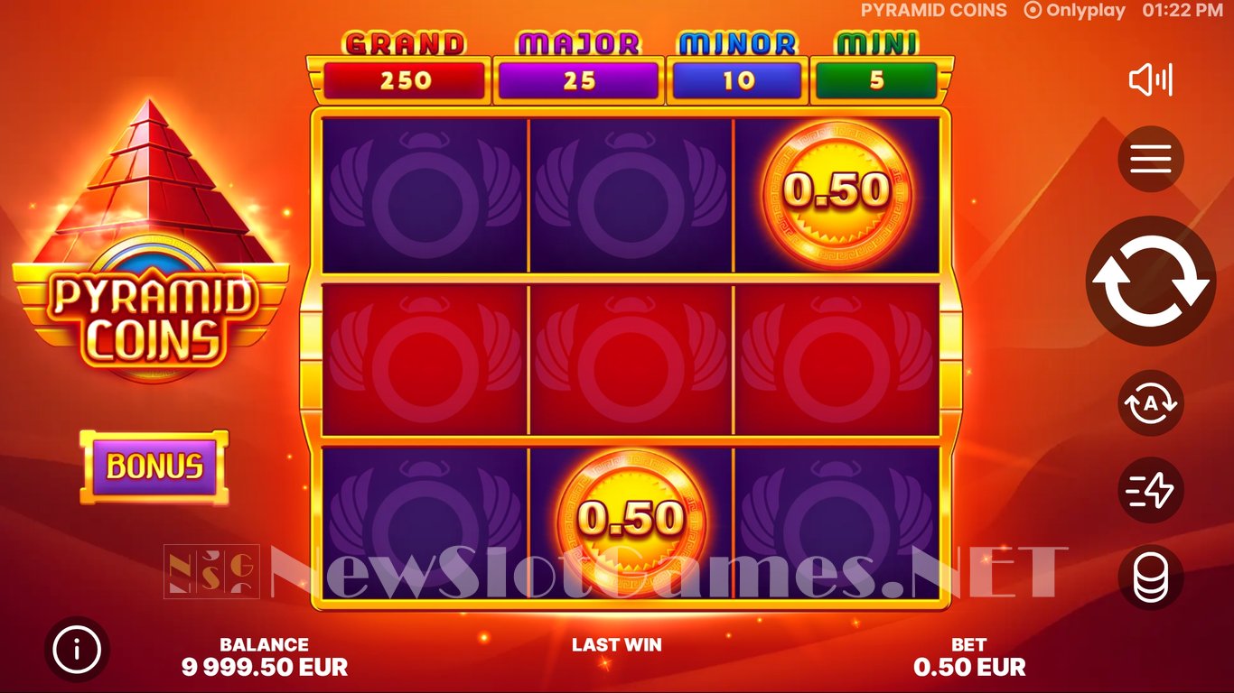Pyramid Coins Slot Demo Image