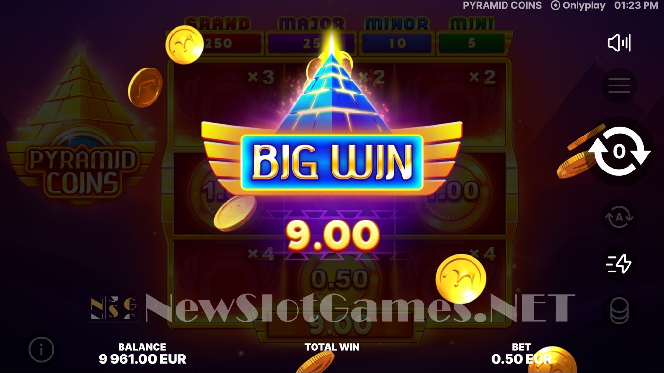 Pyramid Coins Slot Slot Image in Demo - pic. 2