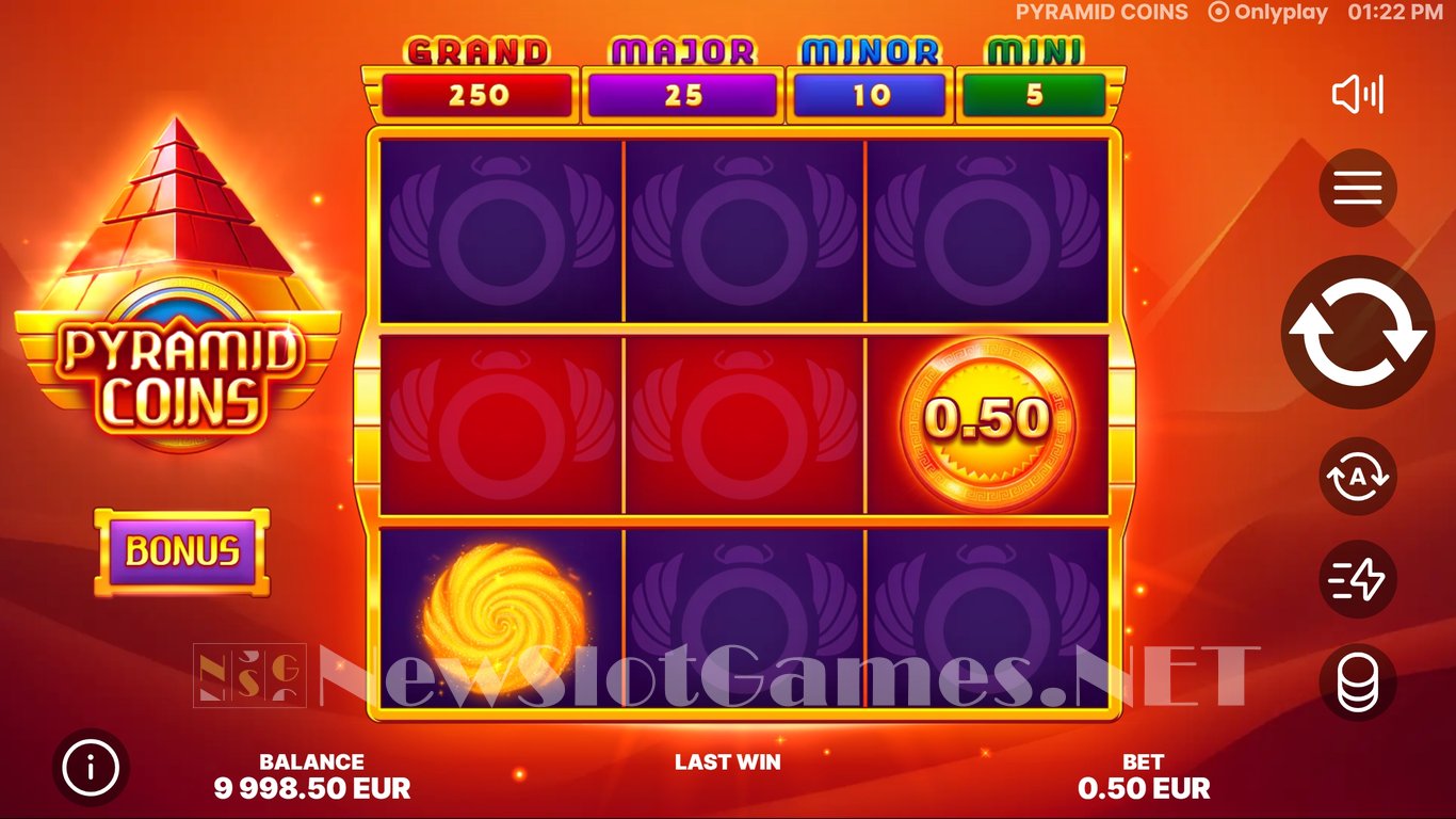 Pyramid Coins Slot Slot Image in Demo - pic. 3