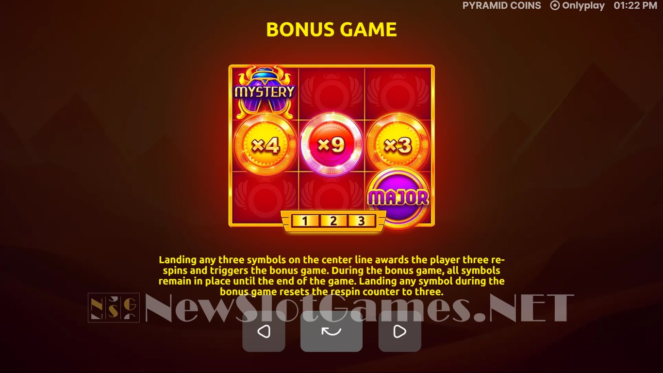 Pyramid Coins Slot Slot Image in Demo - pic. 6