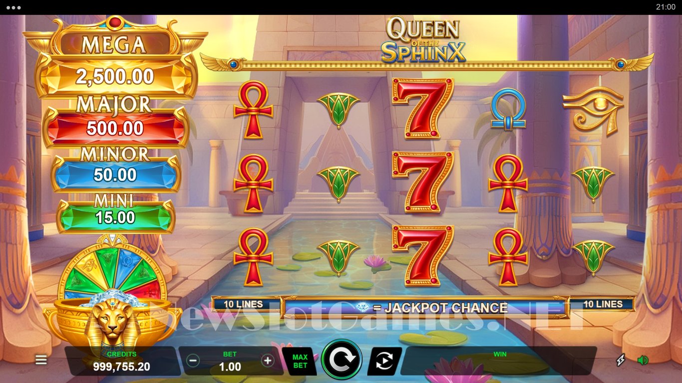 Queen of the Sphinx Slot Demo Image