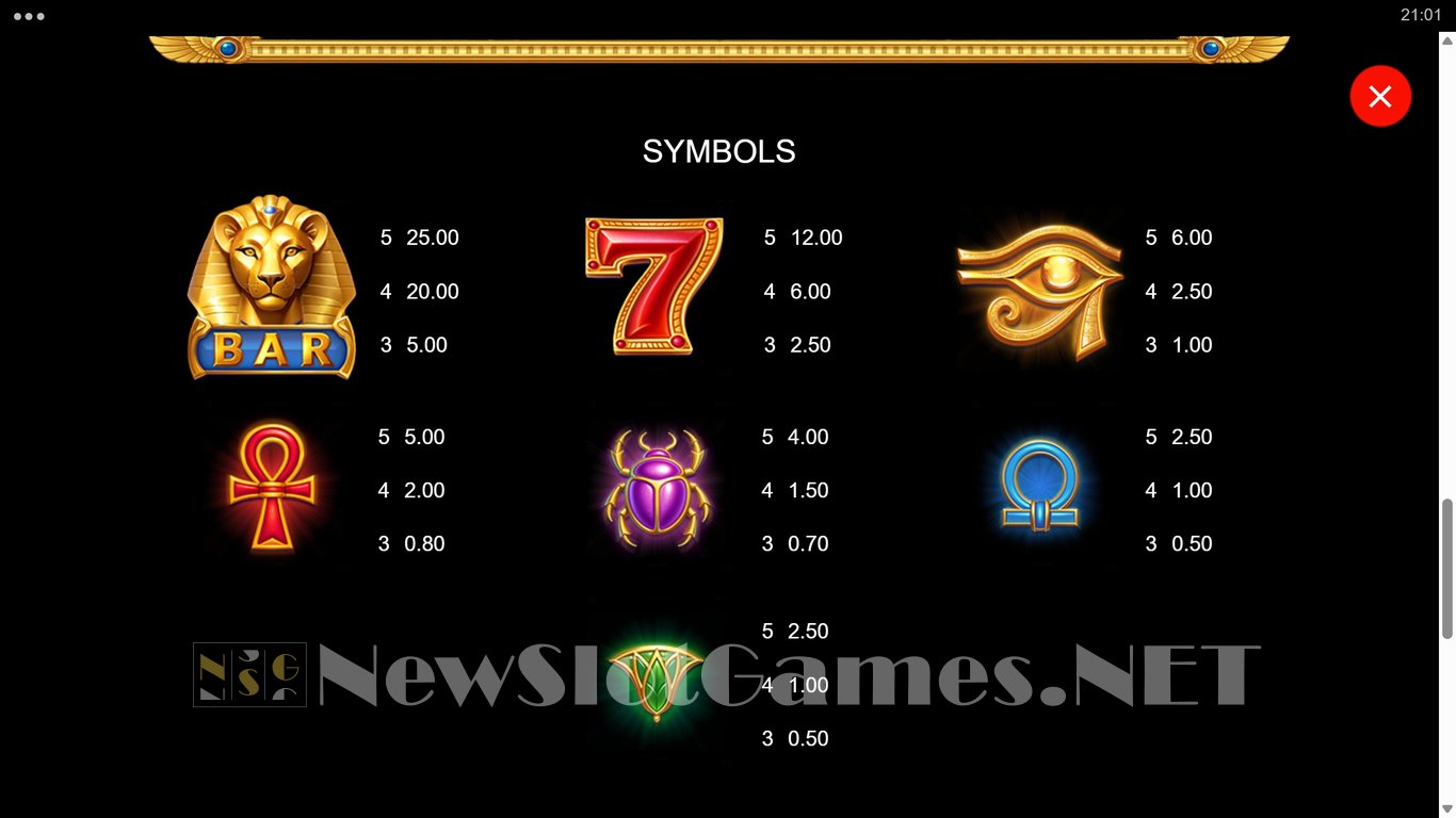 Queen of the Sphinx Slot Slot Image in Demo - pic. 6