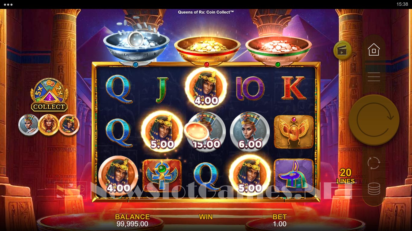 Queens of Ra Coin Collect Slot Slot Image in Demo - pic. 6