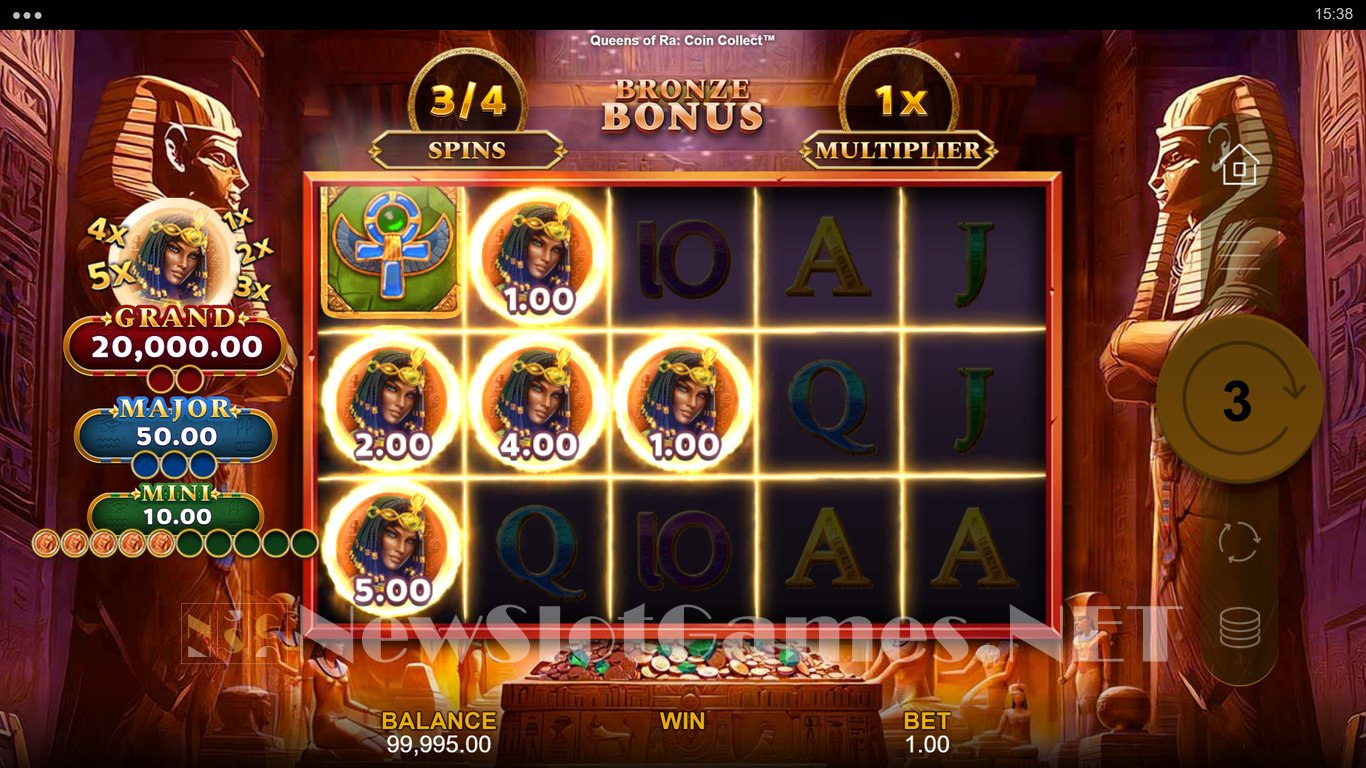 Queens of Ra Coin Collect Slot Slot Image in Demo - pic. 8