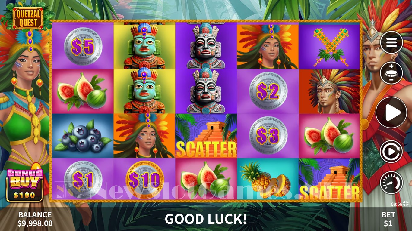 Quetzal Quest Slot Demo Image