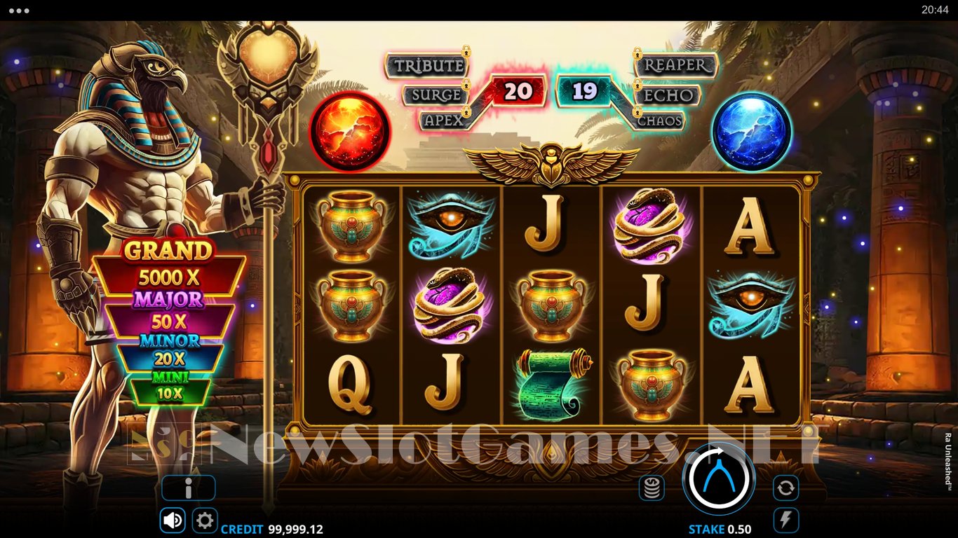 Ra Unleashed Slot Demo Image
