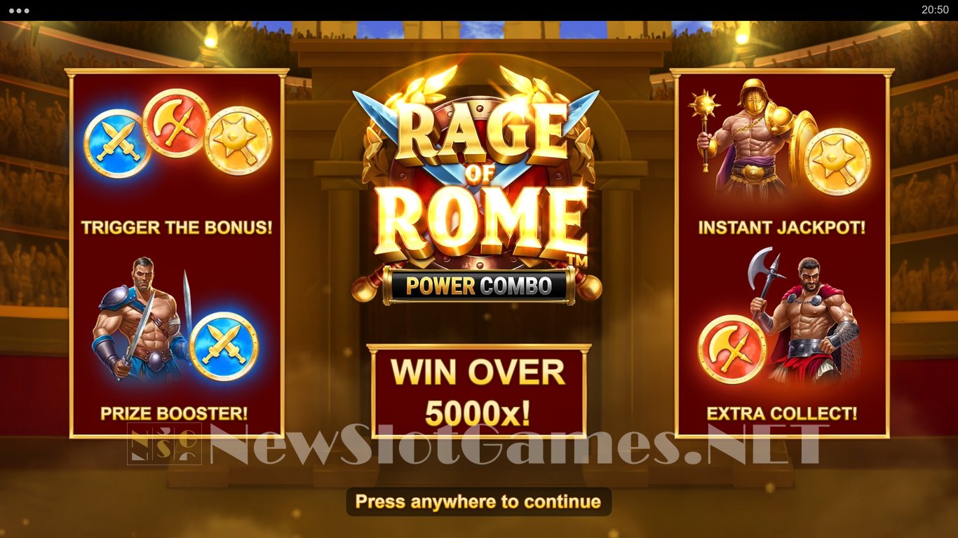 Rage of Rome Power Combo Slot Demo Image