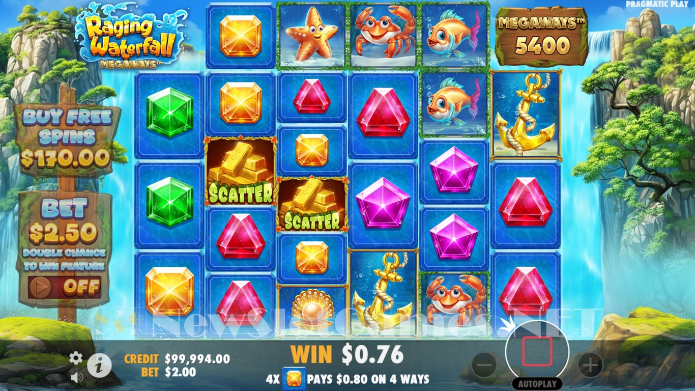 Raging Waterfall Megaways Slot Slot Image in Demo - pic. 2