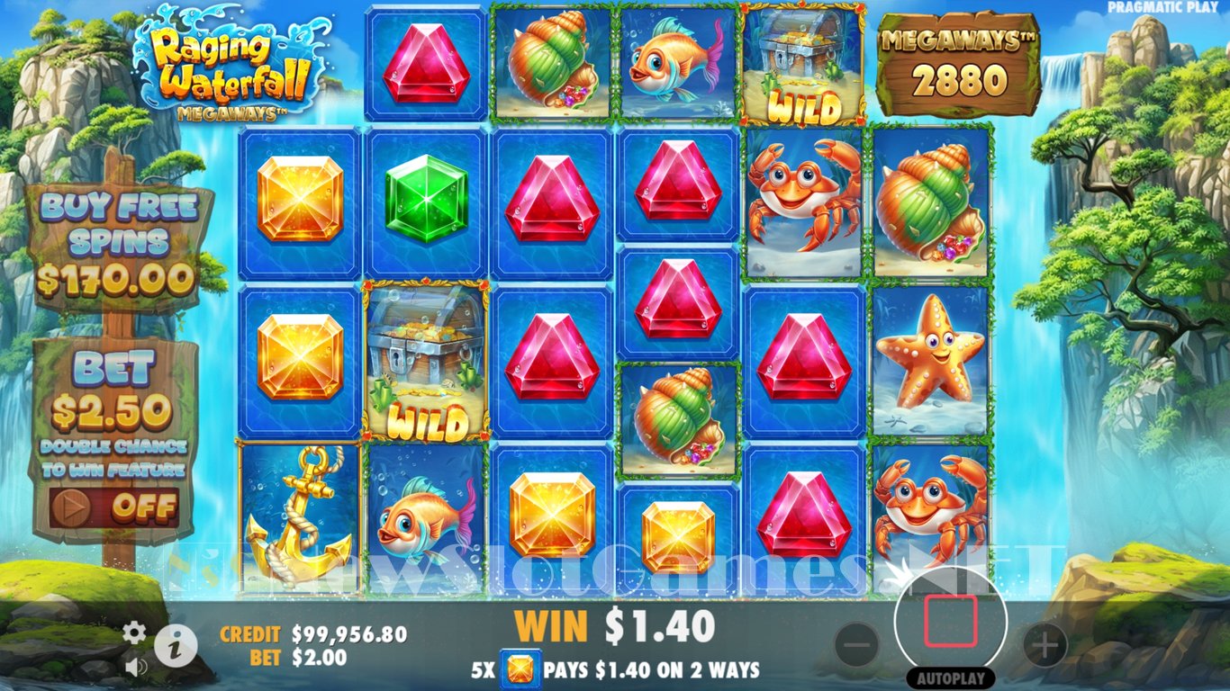 Raging Waterfall Megaways Slot Slot Image in Demo - pic. 3