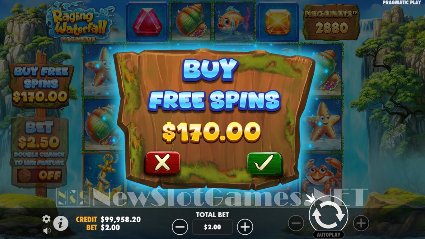 Raging Waterfall Megaways Slot Slot Image in Demo - pic. 5