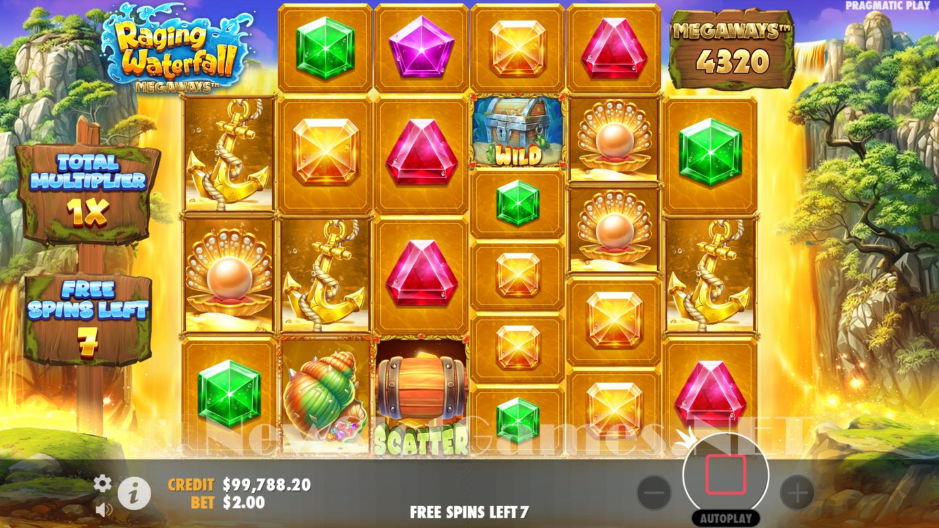 Raging Waterfall Megaways Slot Slot Image in Demo - pic. 7