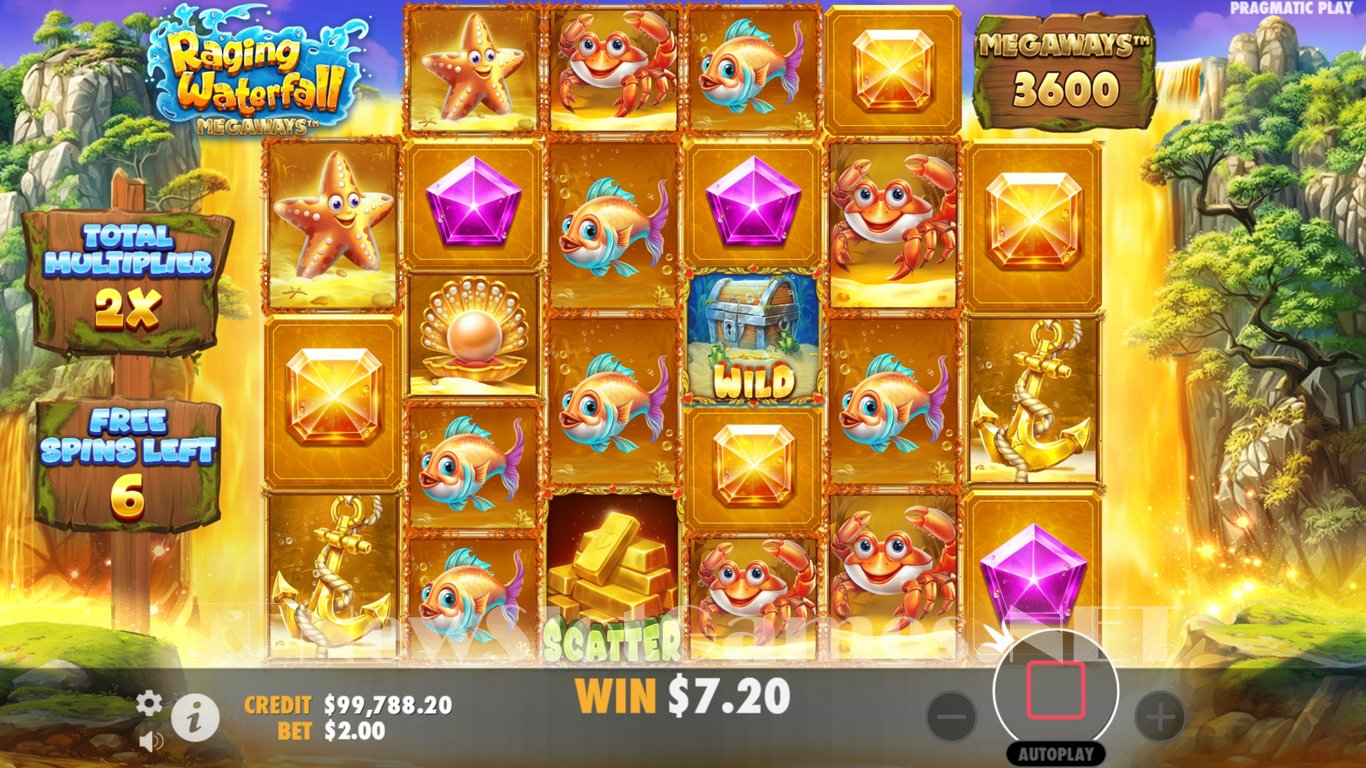 Raging Waterfall Megaways Slot Slot Image in Demo - pic. 8