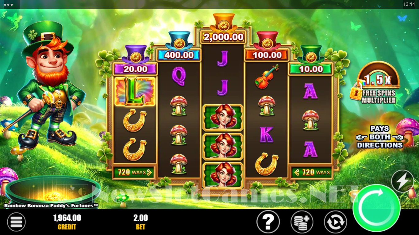 Rainbow Bonanza Paddys Fortunes Slot Slot Image in Demo - pic. 10